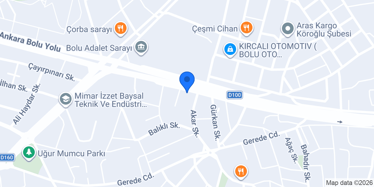 Yanar Hukuk & Danışmanlık Bürosu konumu