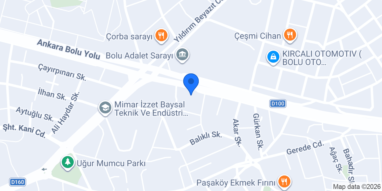Çağdaş Hukuk & Danışmanlık Bürosu konumu