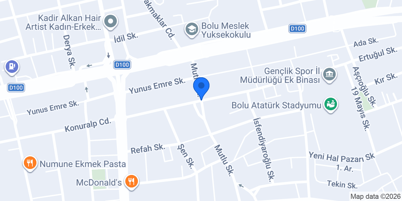 Aybil Optik konumu