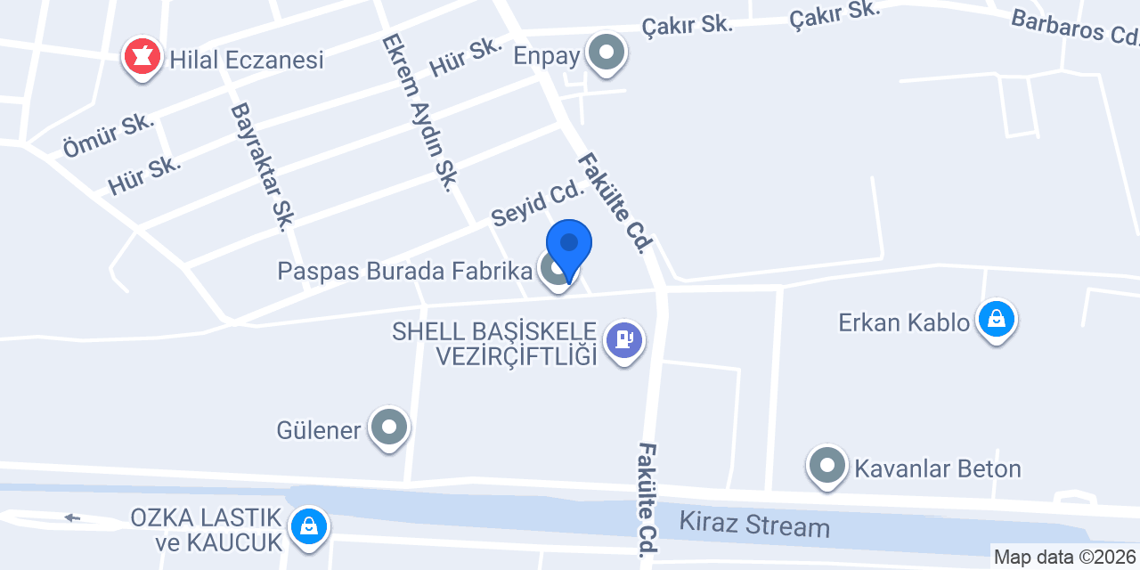 GND Çelik Yapı konumu