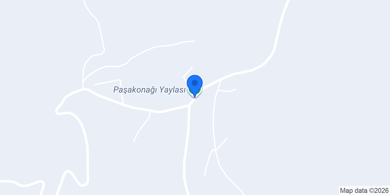 Paşakonağı Yaylası konumu