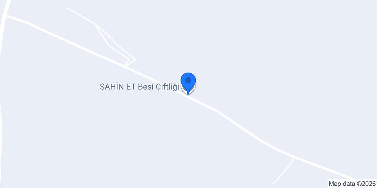 ŞAHİN ET Besi Çiftliği konumu