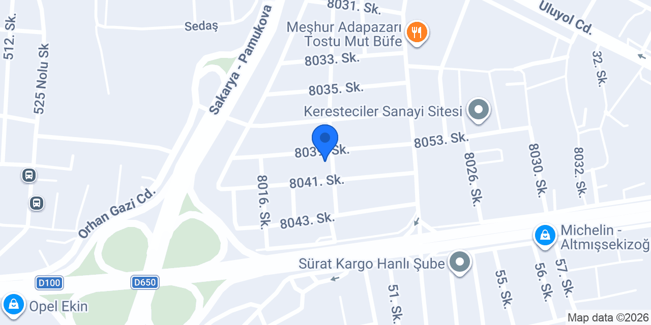 Kılınçlar Şaft ve Balans Servisi konumu