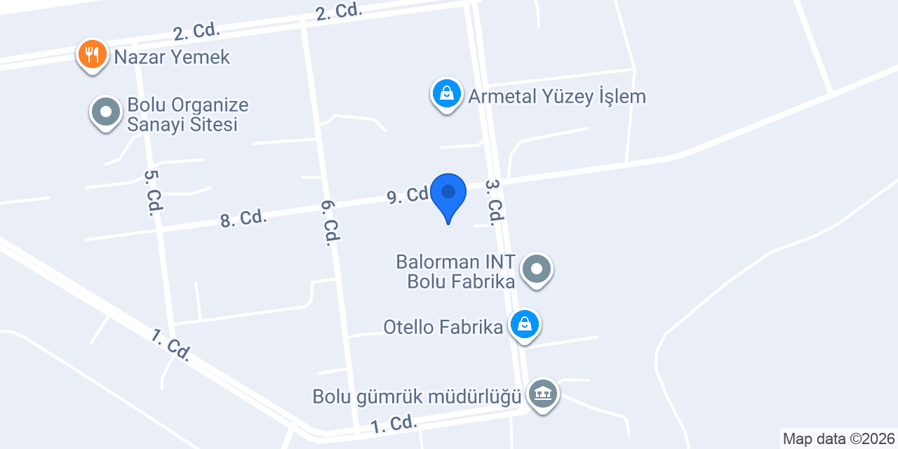 Boltek Plastik konumu