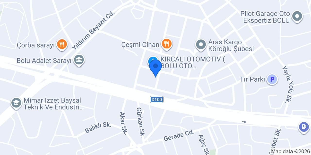 Ankaralı Rot Balans konumu