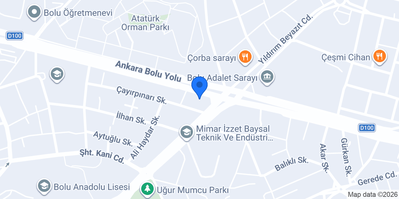 Yapımaks Yapı Market - BOLU konumu