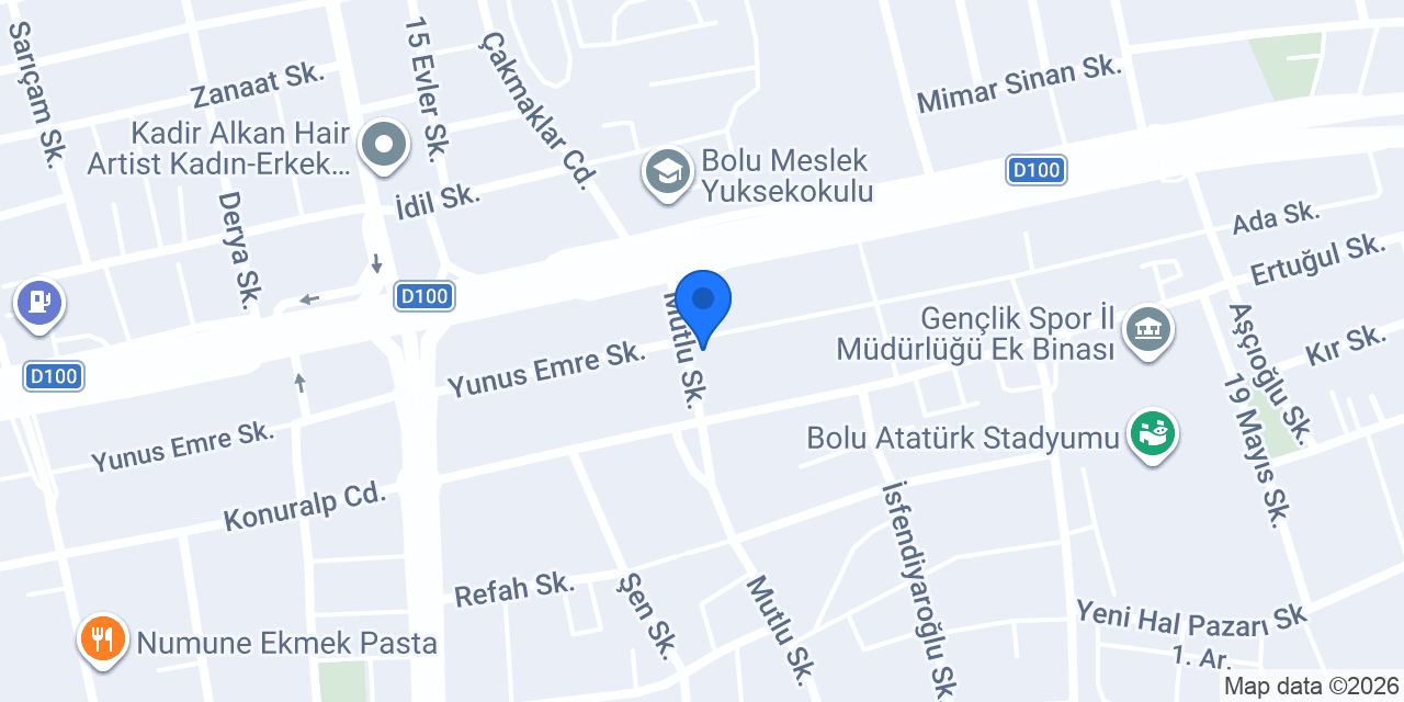 Mutlu Taksi konumu
