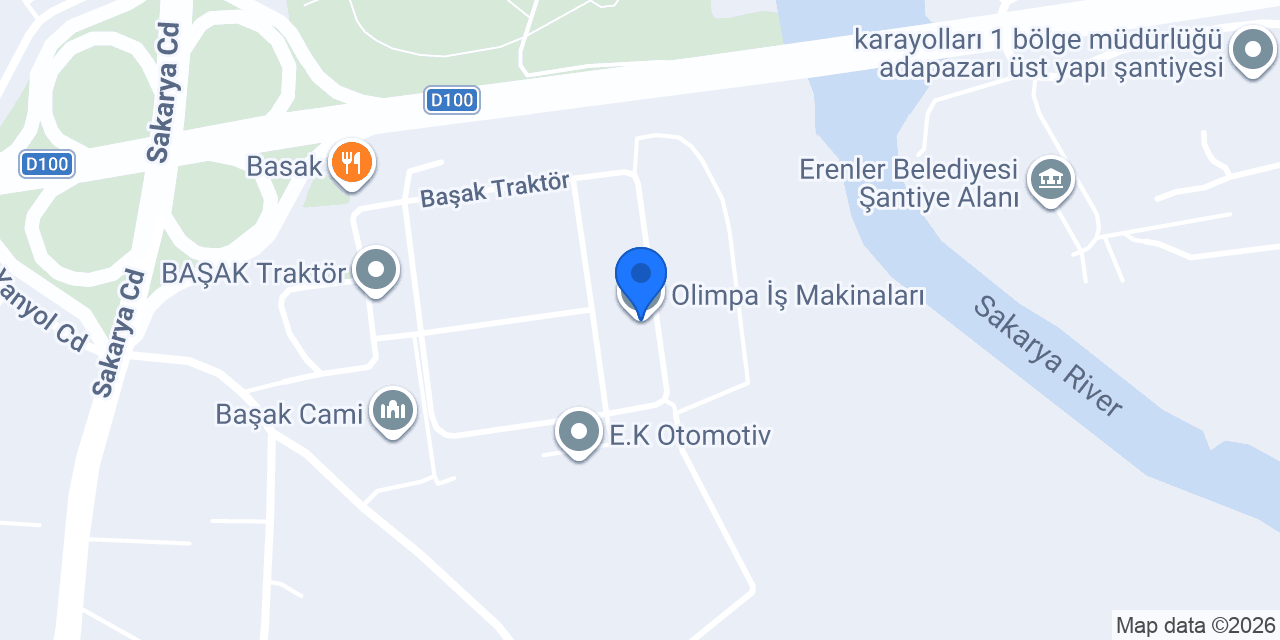 Olimpa İş Makinaları konumu
