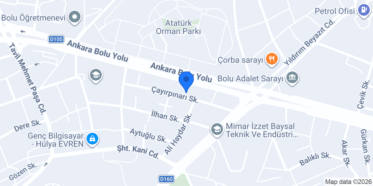 Yıltic Yıldırım Yapı-Gölyüzü Şubesi konumu