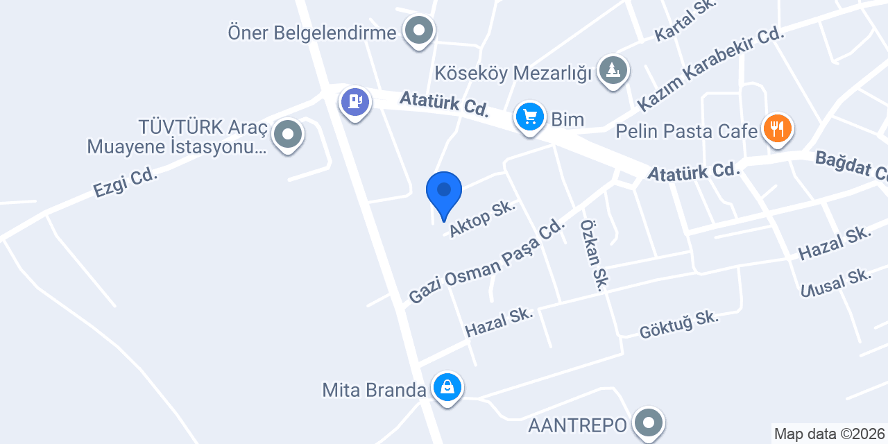 Umut Mermer Granit konumu