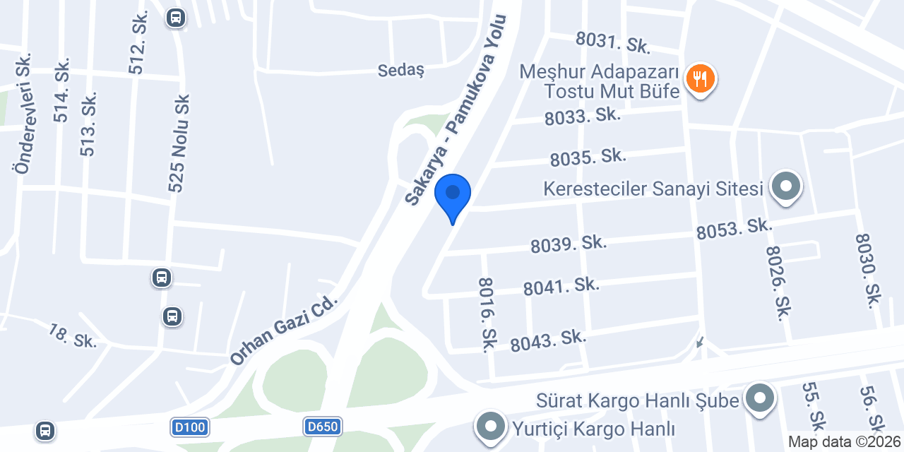 HKN OTOMOTİV konumu