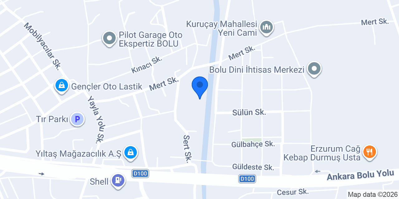 Göroğlu Otomotiv konumu