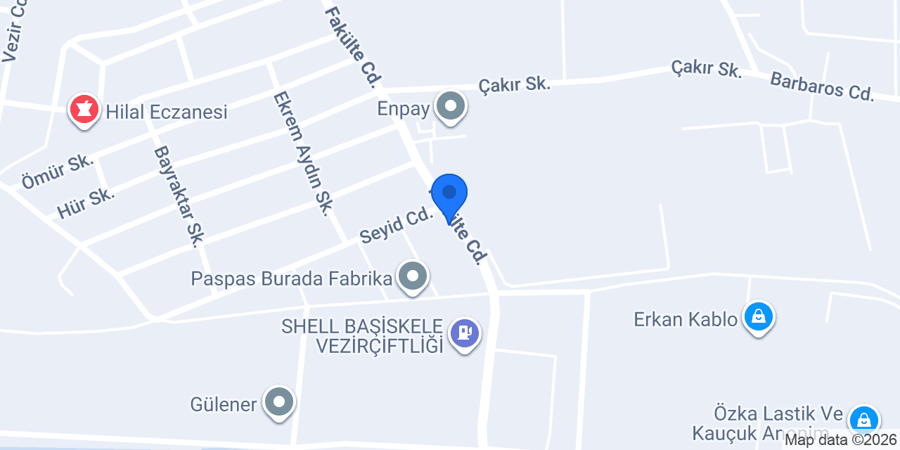 ARG Hasar Onarım Merkezi konumu