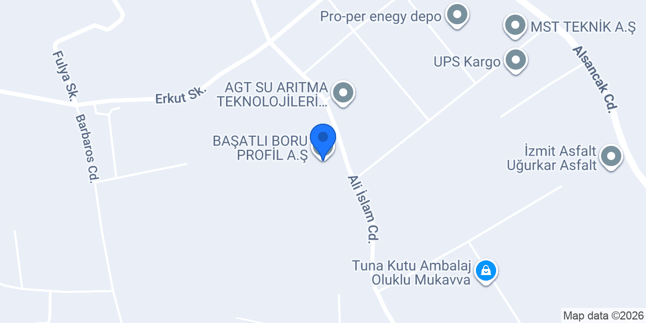 BAŞATLI BORU PROFİL A.Ş. konumu