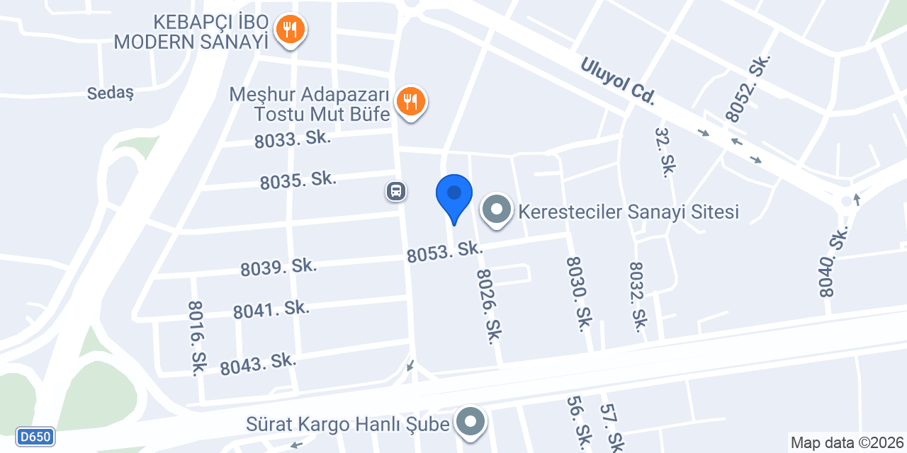 Sakarya Oto Kurtarıcı konumu
