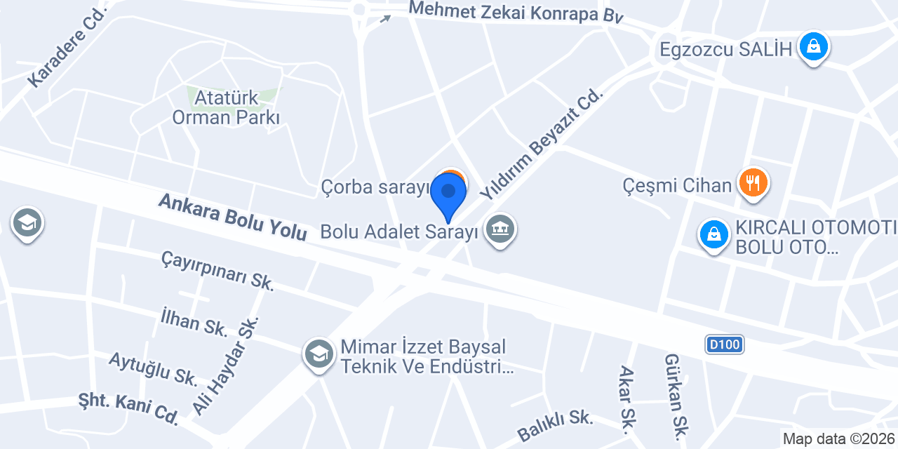 Avukat Berna ÖZDÖKÜCÜ TORNACI konumu