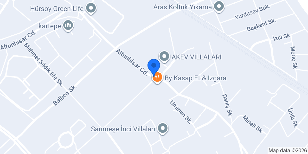 Bahçem Ocakbaşı konumu