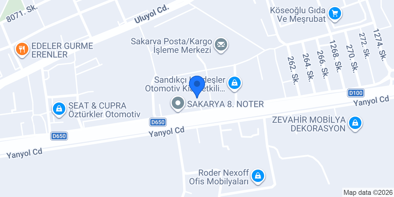Sandıkçı konumu