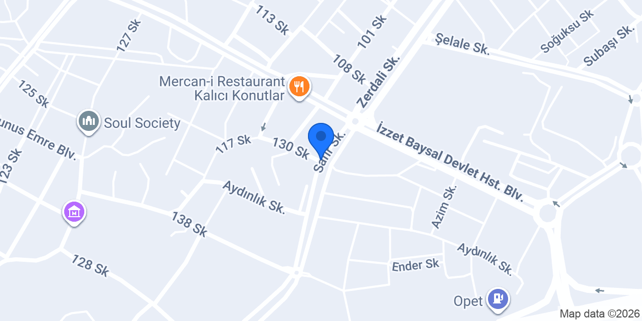 Turuncu Çiçek konumu