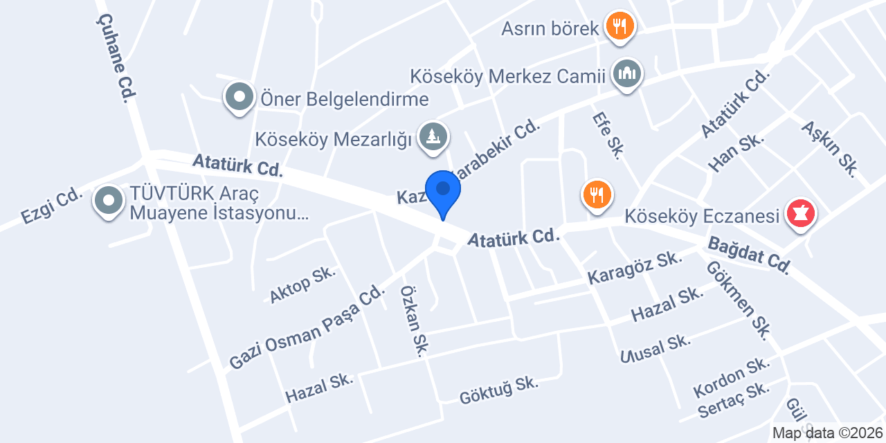 Boşnak Börekçi konumu