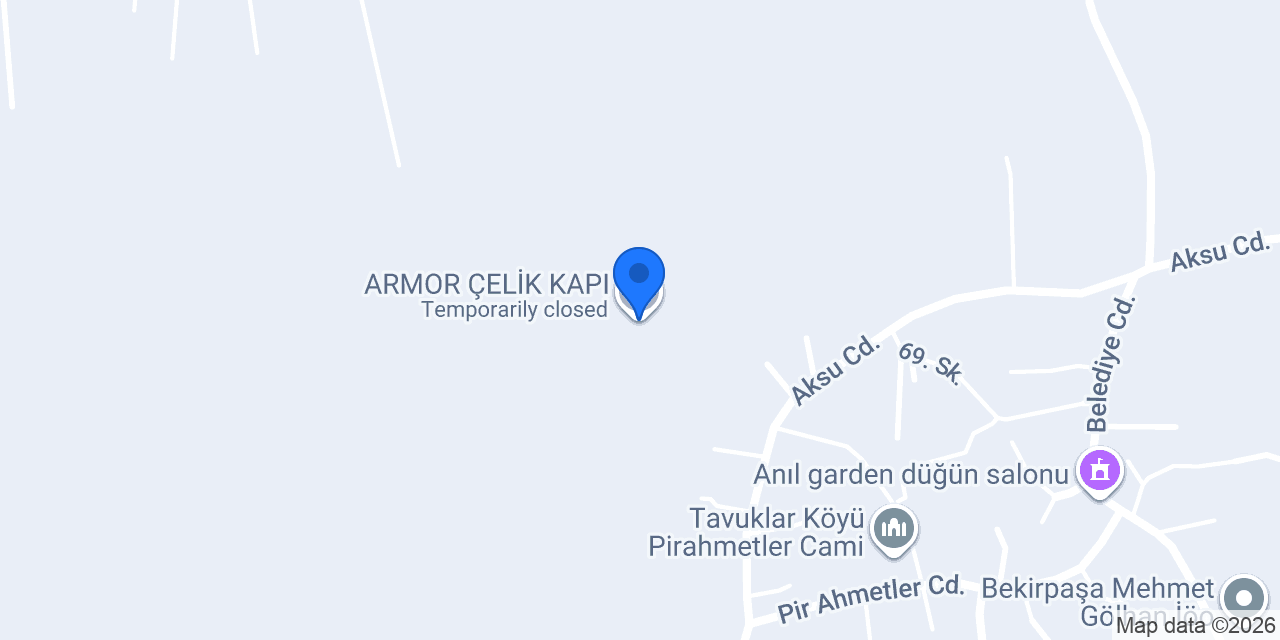 ARMOR ÇELİK KAPI konumu