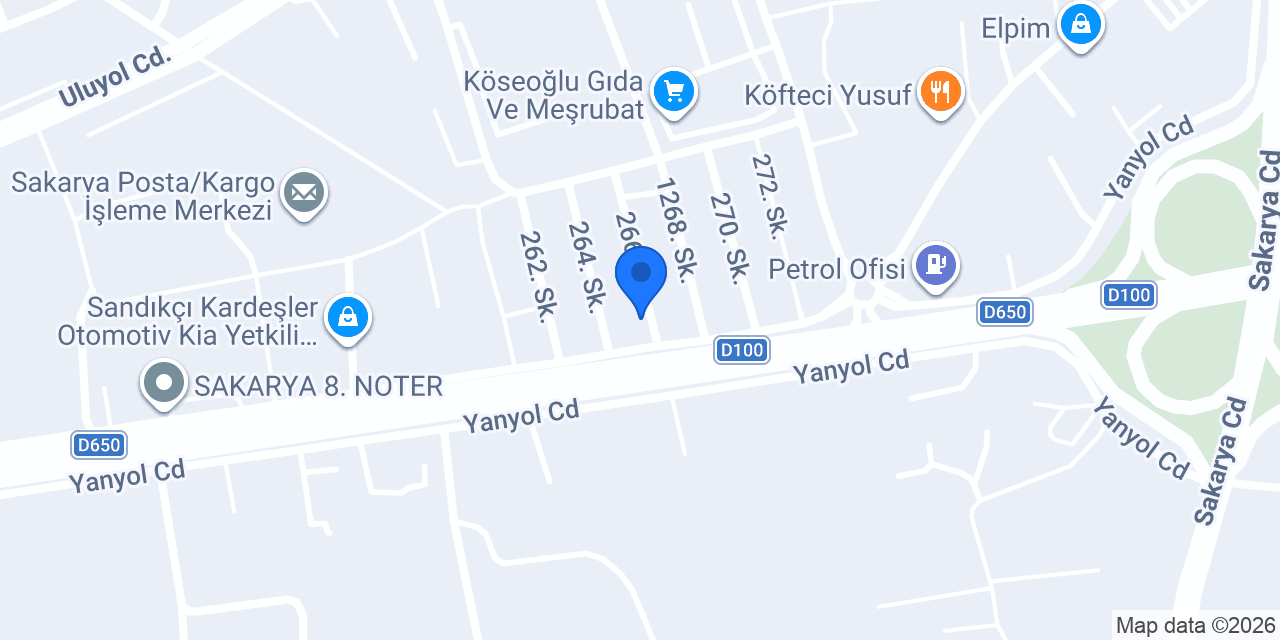 Genç Kar Otomotiv konumu