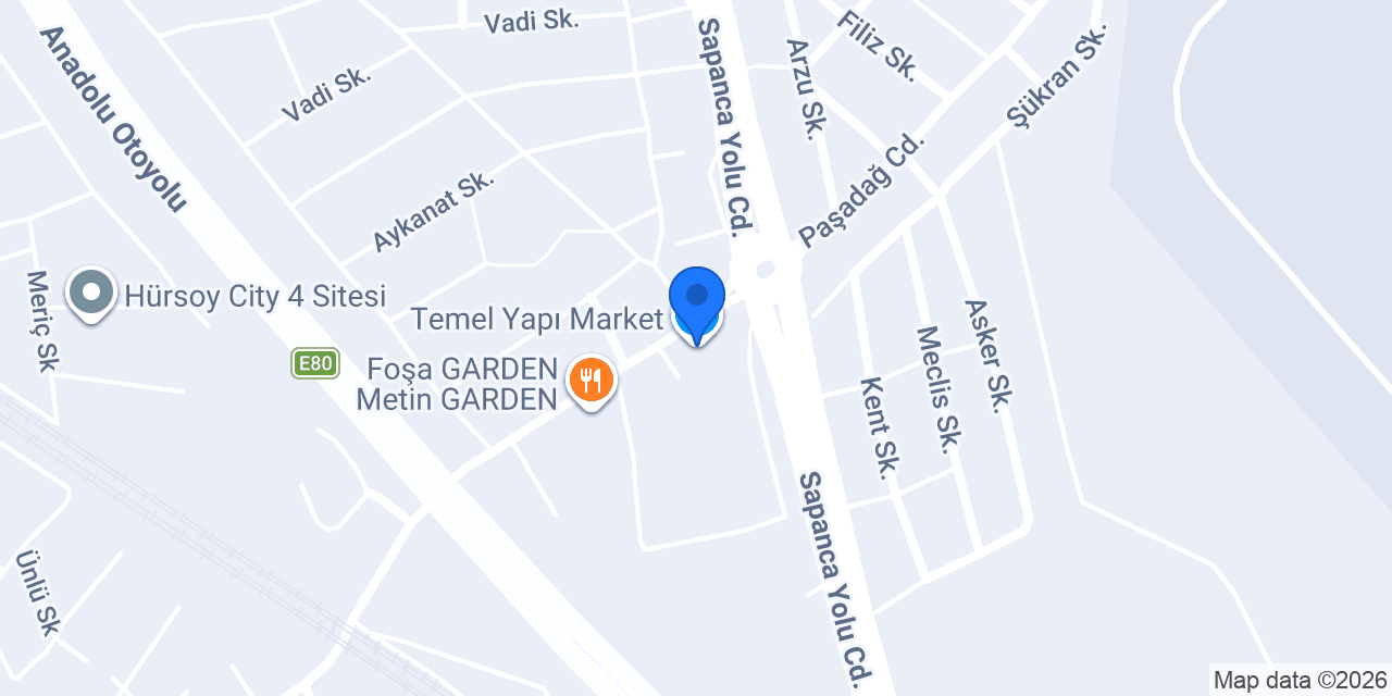 Temel Yapı Market konumu