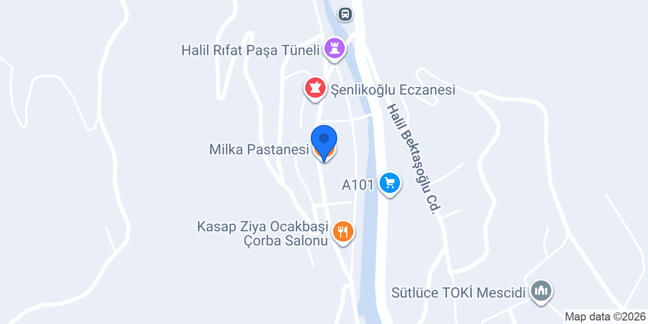 Milka Pastanesi konumu