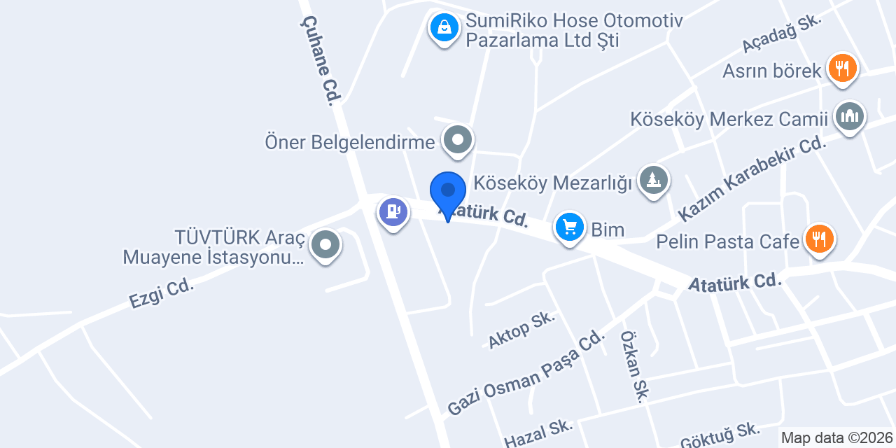 Aras Kargo Şarj İstasyonu konumu