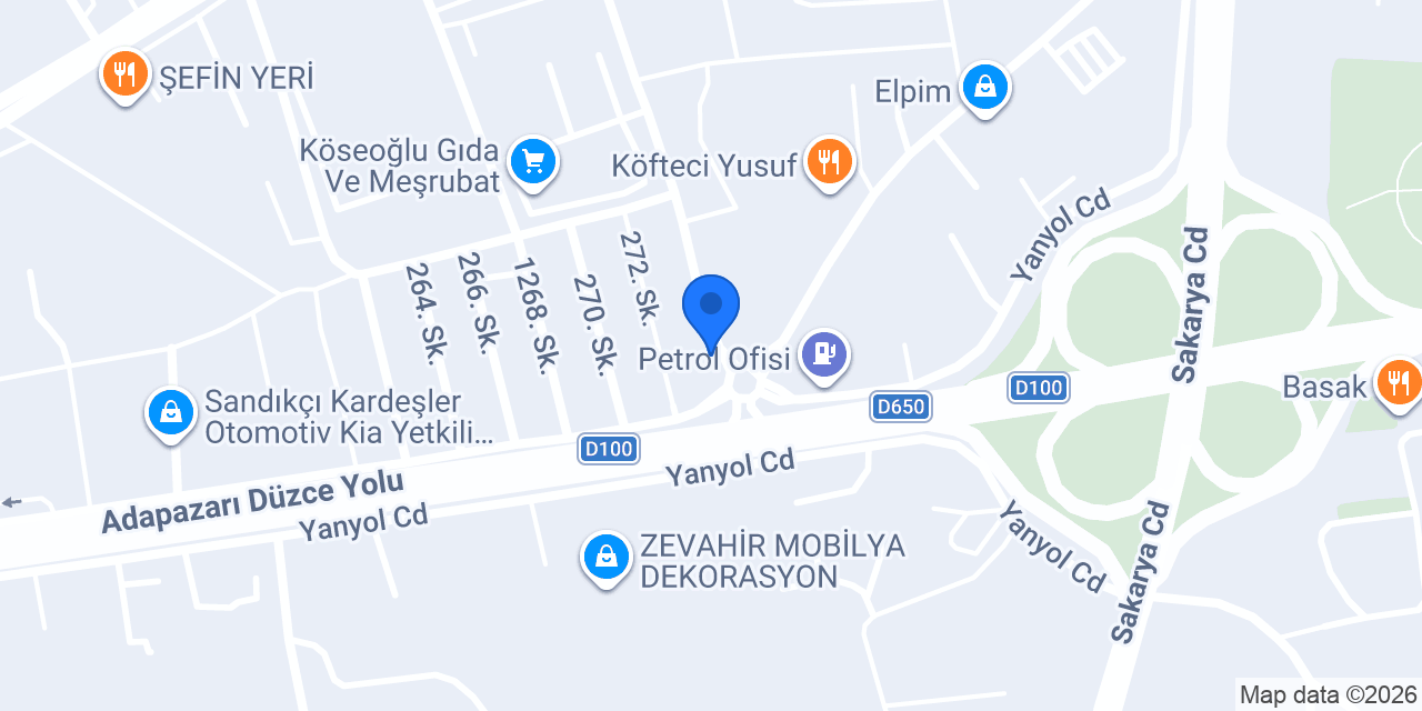 SARSILMAZ DİREKSİYON konumu