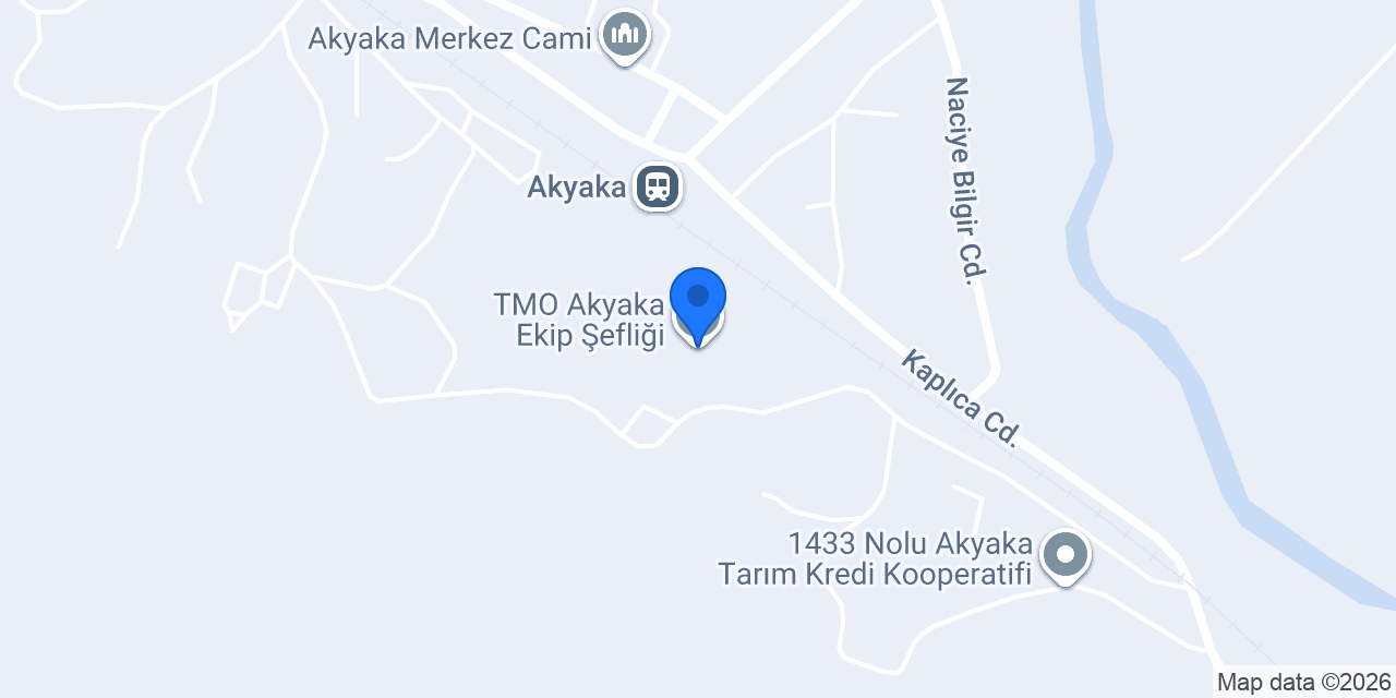 TMO Akyaka Ekip Şefliği konumu