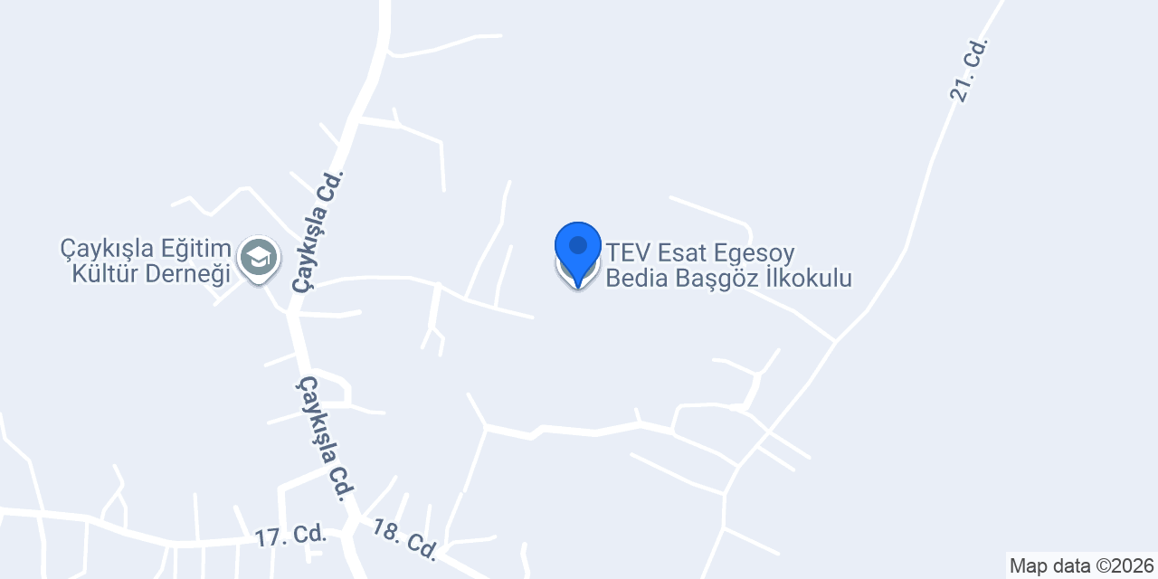 TEV Esat Egesoy Bedia Başgöz İlkokulu konumu