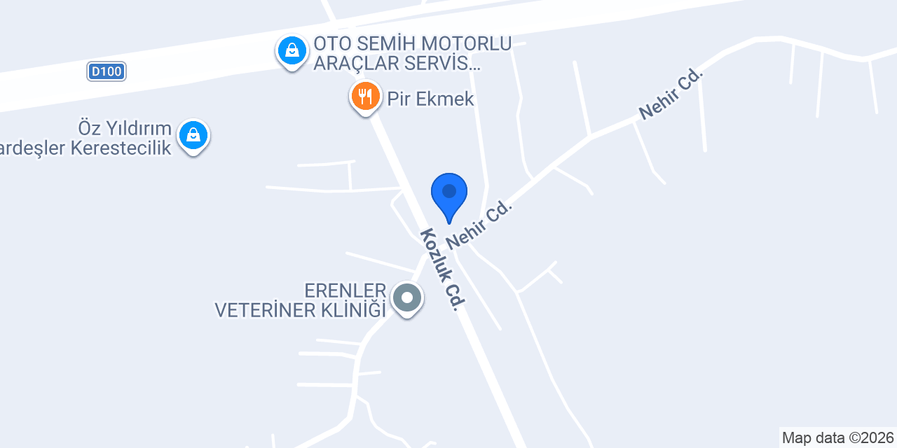 CanVet Veteriner Kliniği konumu