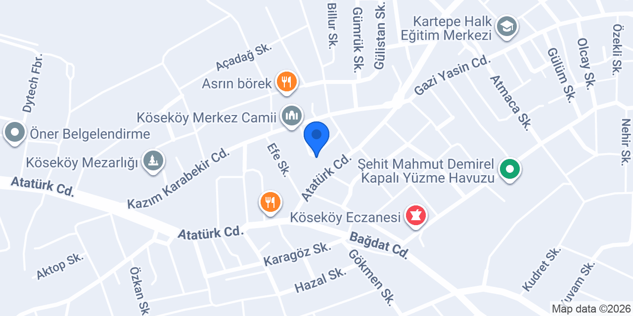 Elit Halı Yıkama konumu