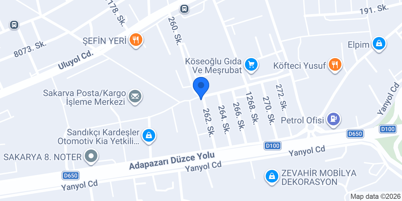 Akra Şekerleme konumu