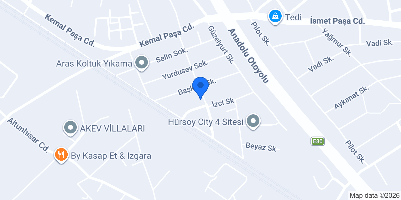 Birtaç Yapı konumu