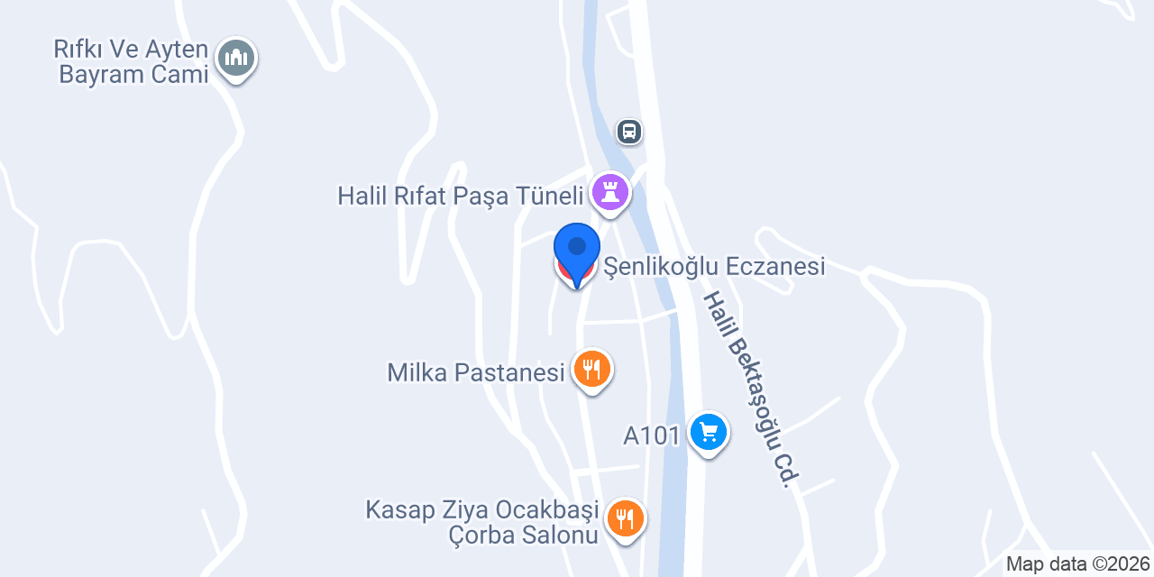Şenlikoğlu Eczanesi konumu