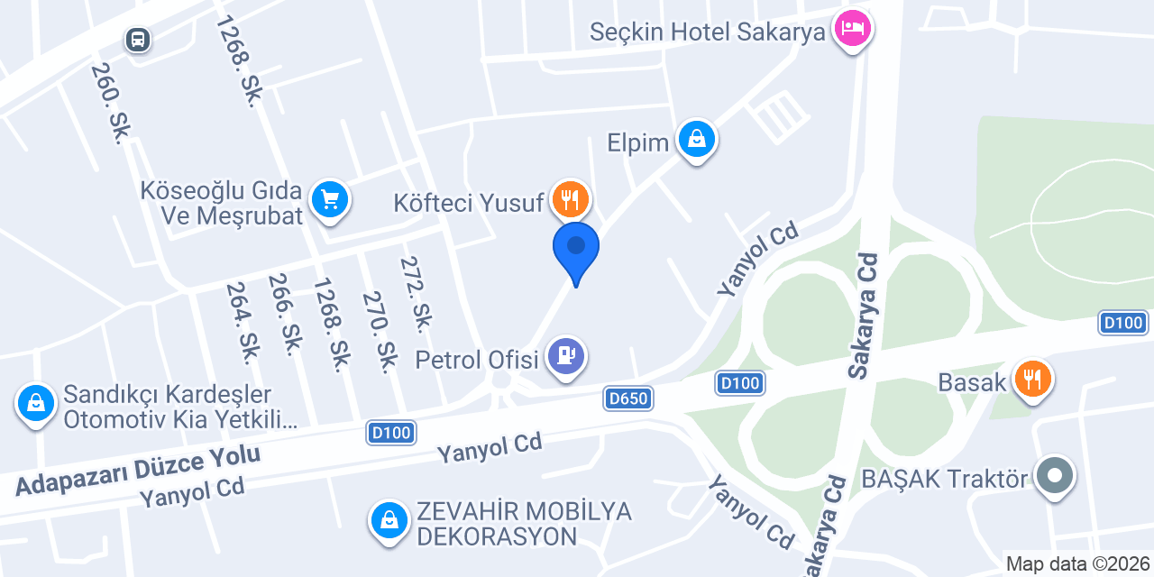 Tutar Yapı konumu