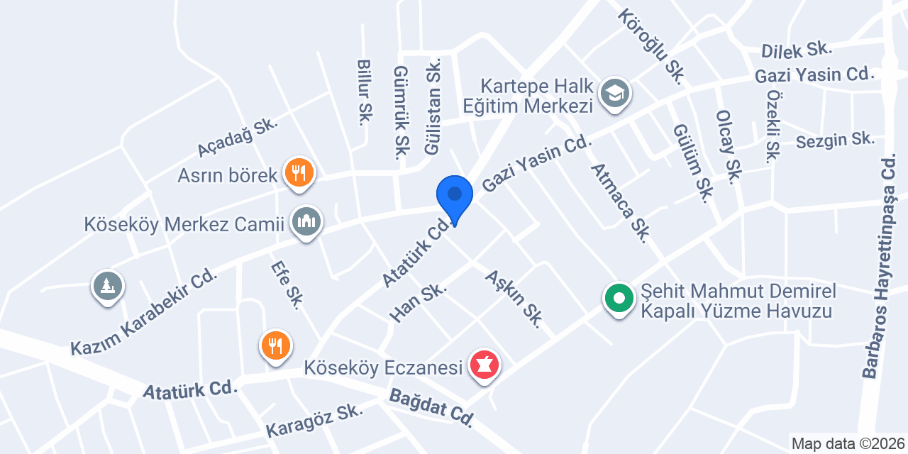 Moda Kumaş konumu