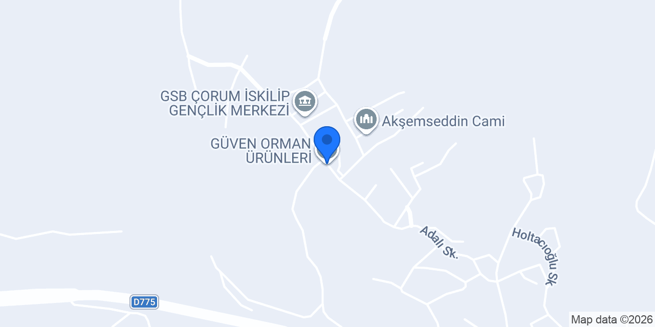 GÜVEN ORMAN ÜRÜNLERİ konumu