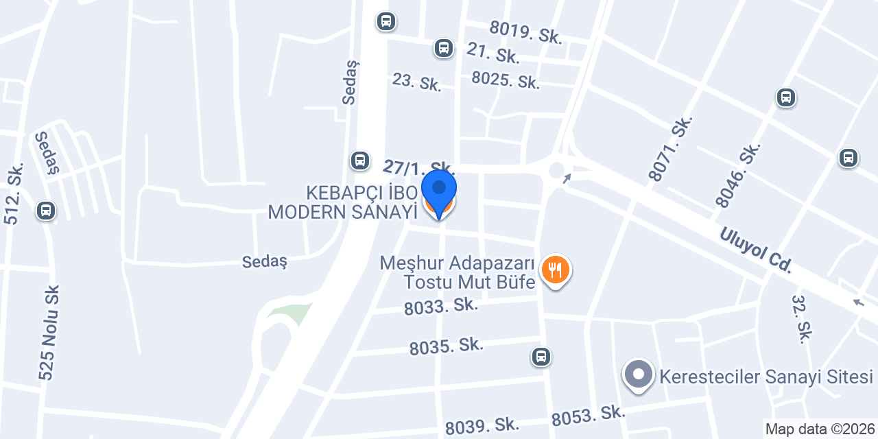 KEBAPÇI İBO MODERN SANAYİ konumu