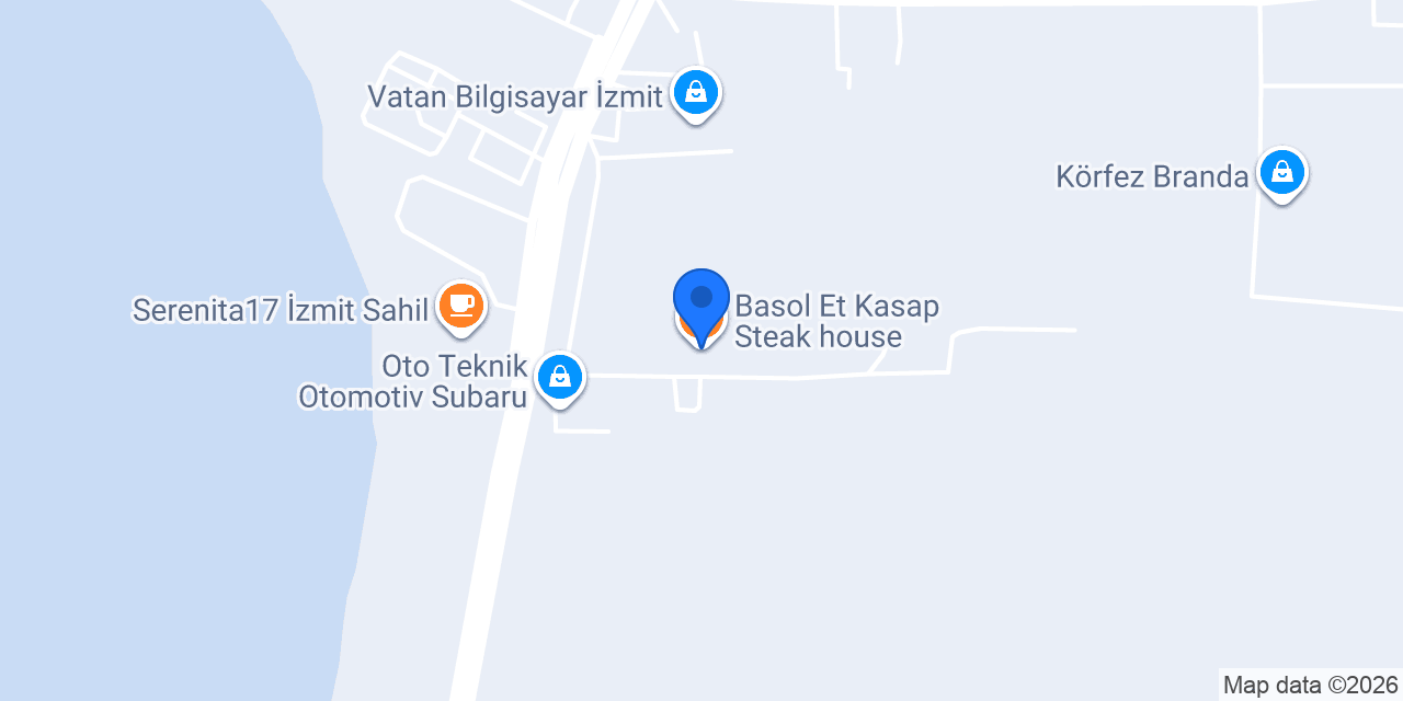 Basol Et Kasap Steak house konumu