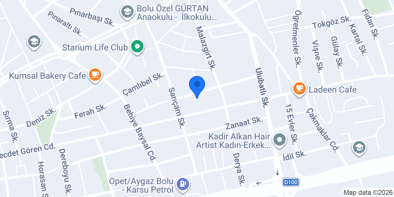 Abant Parke konumu