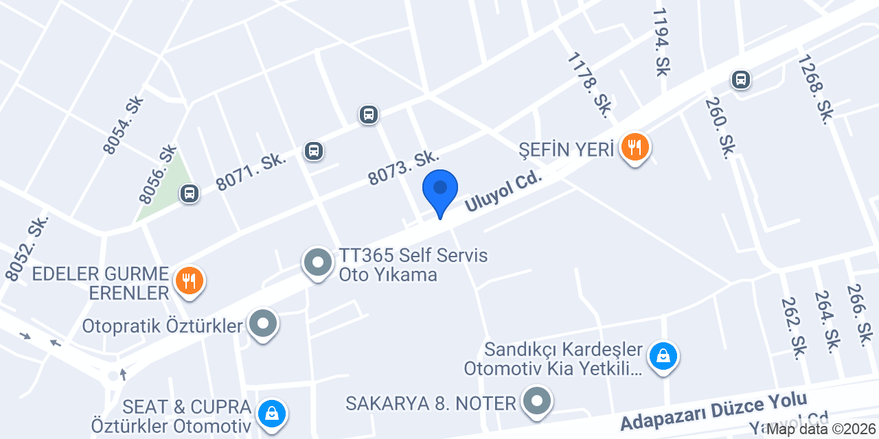 BİZ OTO konumu