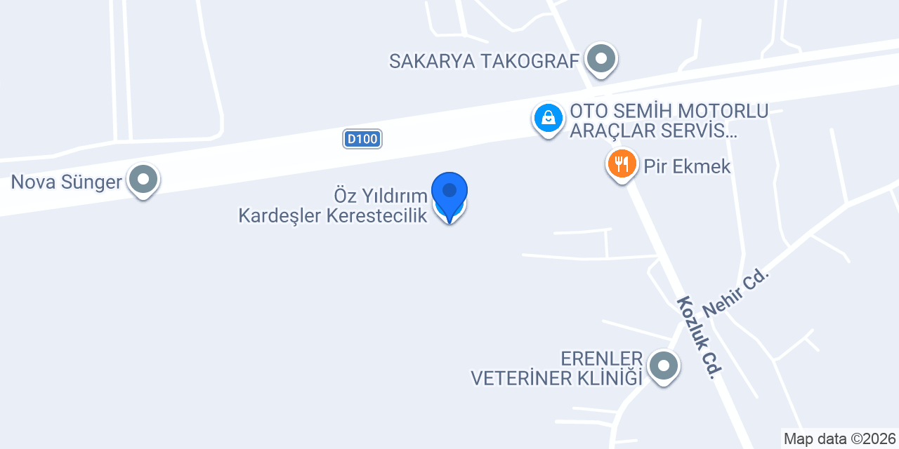 Öz Yıldırım Kardeşler Kerestecilik konumu