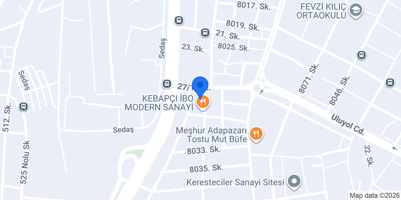 Akbana İnşaat konumu