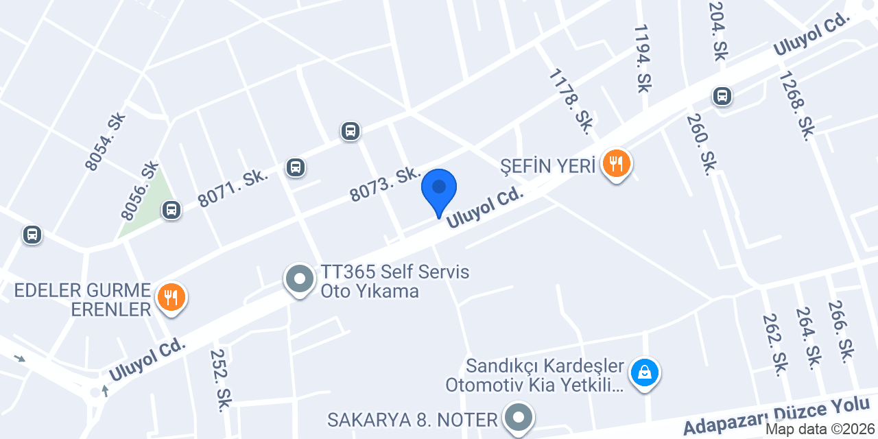 Ada Yıldız Otomotiv konumu