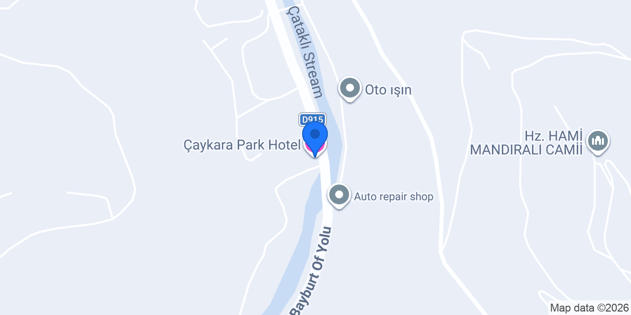 Çaykara Park Hotel konumu
