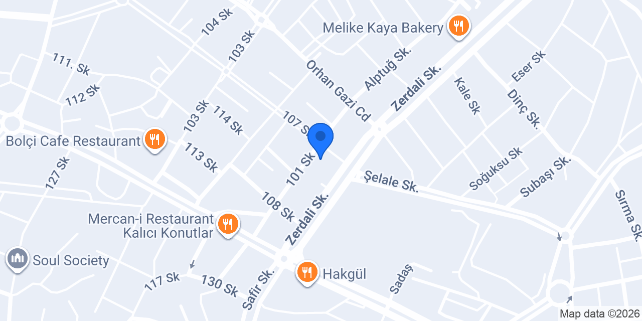 KÖK Anaokulu konumu