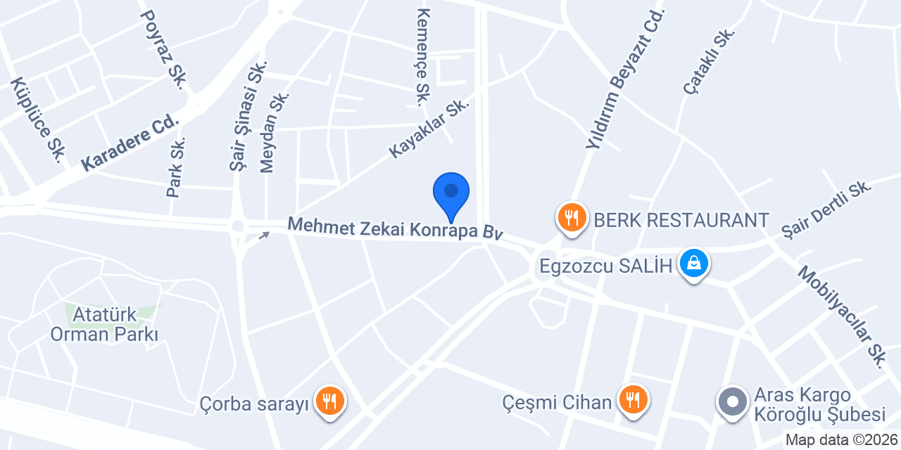 ENGİN GARAJ konumu